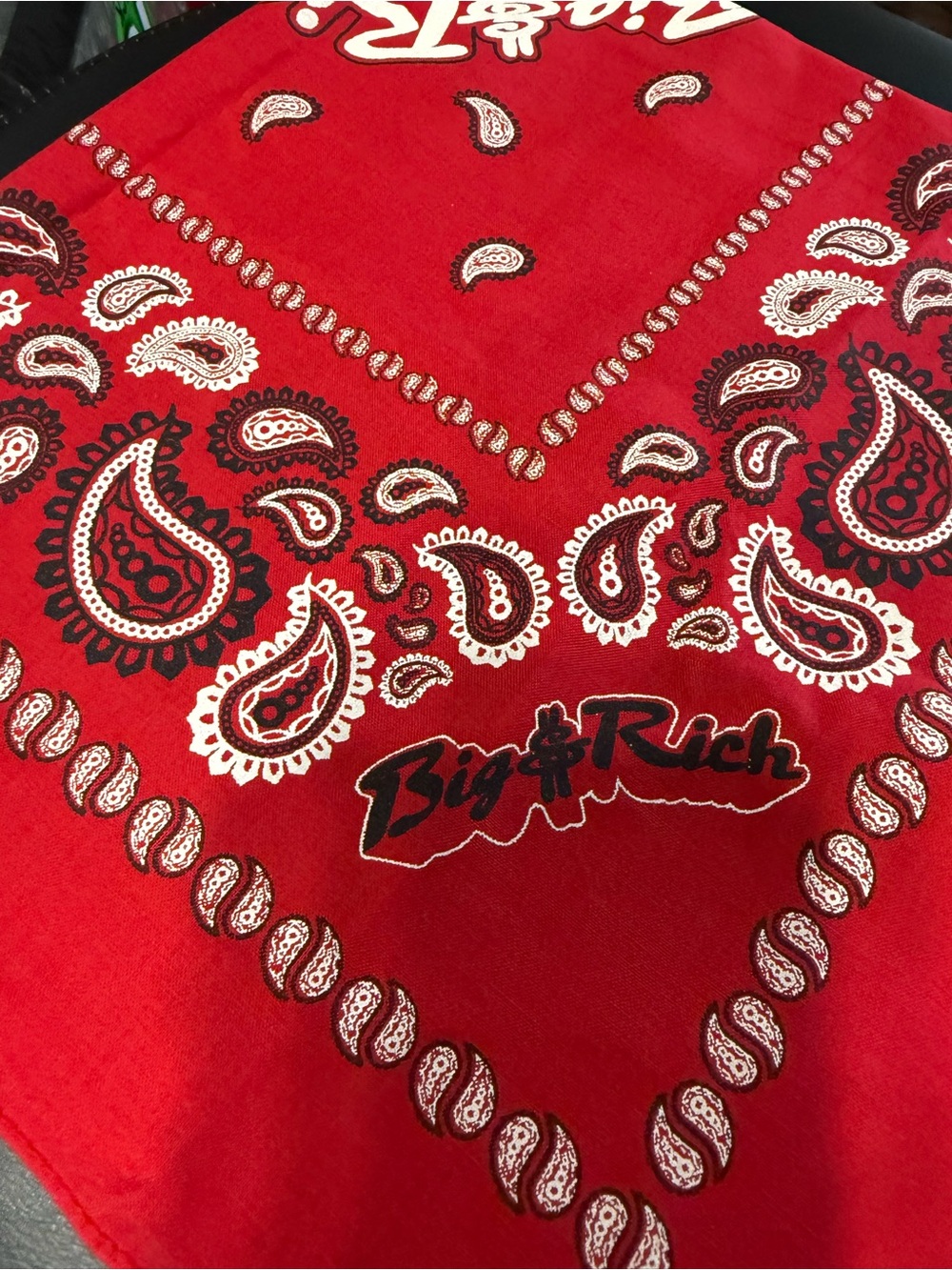 BIG & RICH LOVE EVERYBODY BANDANA SCREAM! RARE PROMO